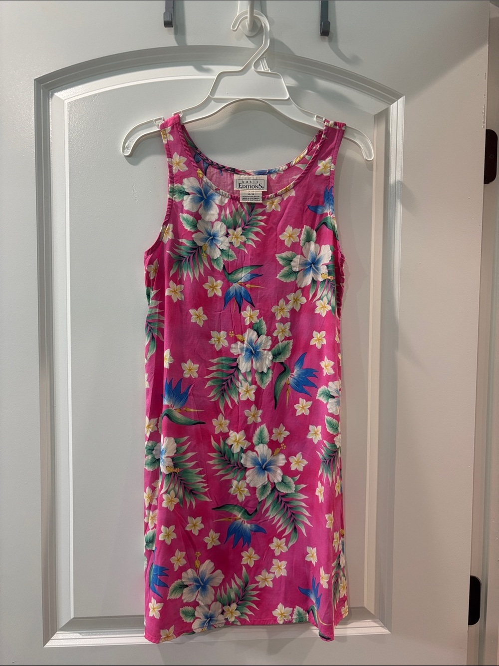 Girls Basic Editions Hawaiian Floral Dress